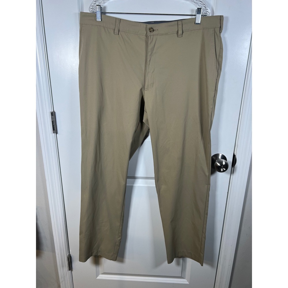Ben Hogan Mens Golf Pants Khaki Performance Stretch 40x32